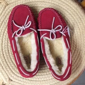 Ugg red moccasins size3